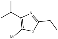 5-Bromo-4-(iso-propyl)-2-ethylthiazole 结构式