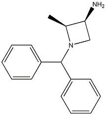 (2S,3S)-1-benzhydryl-2-methyl-azetidin-3-amine 结构式