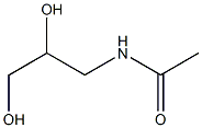 Acetamide, N-(2,3-dihydroxypropyl)- 结构式