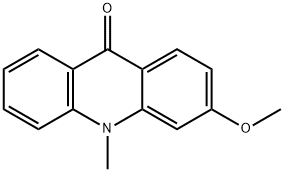 9(10H)-Acridinone, 3-methoxy-10-methyl- 结构式