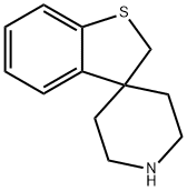 spiro[2,3-dihydrobenzothiophene]-3,4'-piperidine 结构式