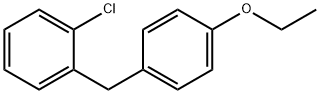 1-氯-2-[(4-乙氧基苯基)甲基]苯 结构式