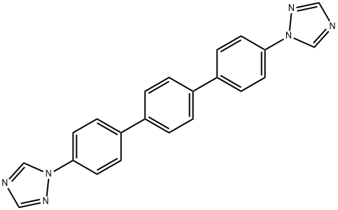 1H-1,2,4-Triazole,1,1'-[1,1':4',1''-terphenyl]-4,4''-diylbis- 结构式