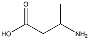 DL-3-氨基丁酸 结构式