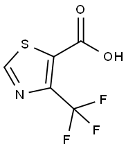 4-(三氟甲基)噻唑-5-羧酸 结构式