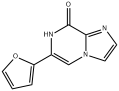 8-Hydroxy-6-(2-furyl)imidazo[1,2-a]pyrazine 结构式
