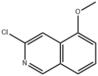 3-氯-5-甲氧基异喹啉 结构式