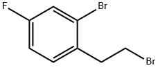 2-Bromo-1-(2-bromoethyl)-4-fluorobenzene 结构式