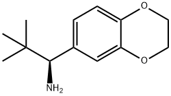 (1S)-1-(2,3-DIHYDRO-1,4-BENZODIOXIN-6-YL)-2,2-DIMETHYLPROPAN-1-AMINE 结构式