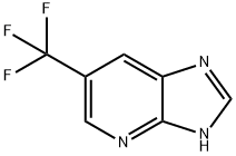 6-(trifluoromethyl)-1H-imidazo[4,5-b]pyridine 结构式