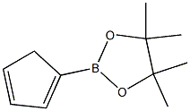 2-(cyclopenta-1,3-dien-1-yl)-4,4,5,5-tetramethyl-1,3,2-dioxaborolane 结构式