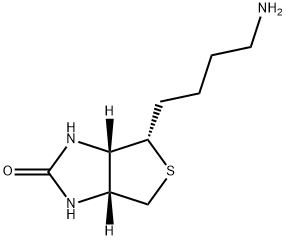 (3aS,4S,6aR)-4-(4-aminobutyl)tetrahydro-1H-thieno[3,4-d]imidazol-2(3H)-one 结构式