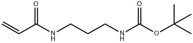 TERT-BUTYL N-[3-(PROP-2-ENAMIDO)PROPYL]CARBAMATE 结构式
