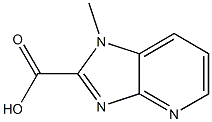1-甲基-1H-咪唑并[4,5-B]吡啶-2-羧酸 结构式