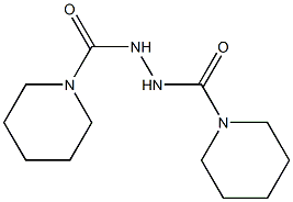N'-(哌啶-1-羰基)哌啶-1-甲酰肼 结构式