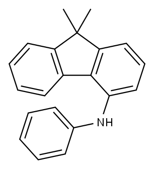 9H-芴-4-胺, 9,9-二甲基-N-苯基- 结构式