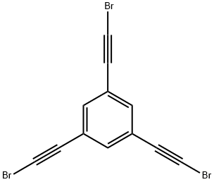 1,3,5-Tris(bromoethynyl)benzene 结构式