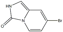 7-溴咪唑并[1,5-A]吡啶-3(2H)-酮 结构式