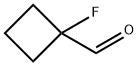 1-氟环丁烷-1-甲醛 结构式