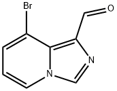 8-bromoimidazo[1,5-a]pyridine-1-carbaldehyde 结构式