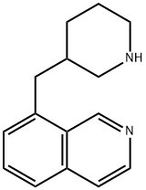 Isoquinoline, 8-(3-piperidinylmethyl)- 结构式