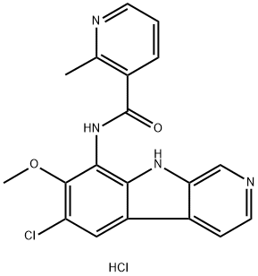 MLN120B DIHYDROCHLORIDE 结构式