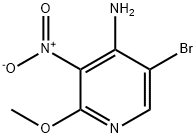 4-Pyridinamine, 5-bromo-2-methoxy-3-nitro- 结构式