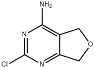 2-chloro-5,7-dihydrofuro[3,4-d]pyrimidin-4-amine 结构式
