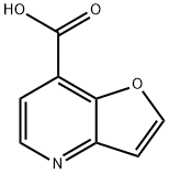 呋喃[3,2-B]吡啶-7-羧酸 结构式