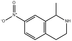 7-硝基-1-甲基-1,2,3,4-四氢异喹啉 结构式