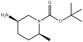 (2S,5R)-1-BOC-5-氨基-2-甲基-哌啶 结构式