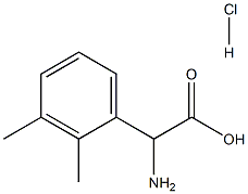 2-amino-2-(2,3-dimethylphenyl)acetic acid hydrochloride 结构式