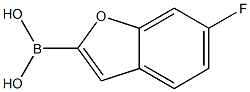 (6-氟苯并呋喃-2-基)硼酸 结构式