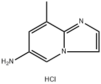 8-甲基咪唑并[1,2-A]吡啶-6-胺盐酸盐 结构式