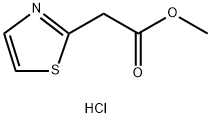 2-噻唑乙酸甲酯盐酸盐 结构式