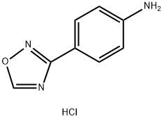 4-(1,2,4-噁二唑-3-基)苯胺盐酸 结构式