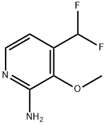 4-(二氟甲基)-3-甲氧基吡啶-2-胺 结构式