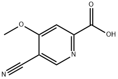 5-cyano-4-methoxypicolinic acid 结构式