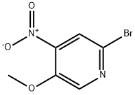 2-溴-5-甲氧基-4-硝基吡啶 结构式