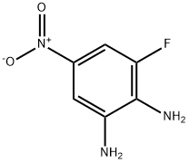 3-氟-5-硝基苯-1,2-二胺 结构式