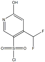 4-(二氟甲基)-6-羟基吡啶-3-磺酰基氯化物 结构式
