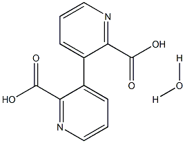 [3,3'-联吡啶]-2,2'-二甲酸水合物 结构式