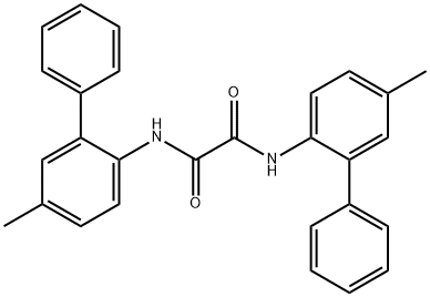 N1,N2-双(5-甲基-[1,1'-联苯] -2-基)草酰胺 结构式
