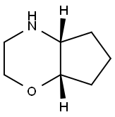 (4aR,7aS)-octahydrocyclopenta[b][1,4]oxazine 结构式
