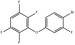 3-(4-Bromo-3-fluorophenoxy)-1,2,4,5-tetrafluorobenzene 结构式