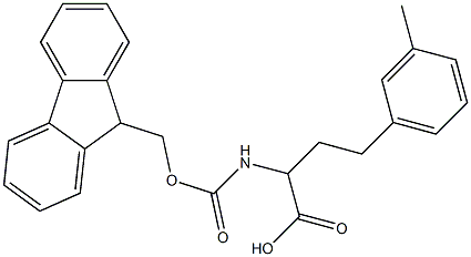 N-Fmoc-3-methyl-DL-homophenylalanine 结构式