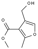4-(羟甲基)-2-甲基呋喃-3-羧酸甲酯 结构式