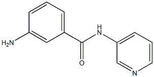 3-amino-N-pyridin-3-ylbenzamide 结构式