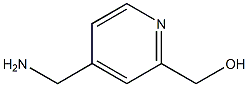 (4-Aminomethyl-pyridin-2-yl)-methanol 结构式