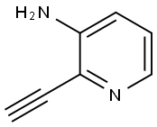 2-乙炔基吡啶-3-胺 结构式